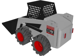 Bobcat 863 3D Model preview