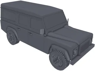 Land Rover Defender 110 3D Model preview
