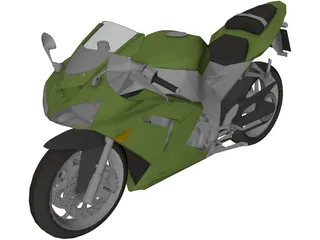 Kawasaki Ninja 3D Model preview