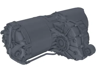 Tesla Large Drive Motor 3D Model preview