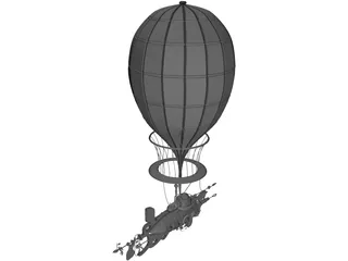 Airship 3D Model preview