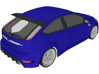 Ford Focus RS 3D Model preview