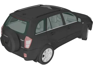 Chery Tiggo [T11] (2010) 3D Model preview