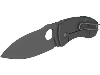 Pocket Knife 3D Model preview