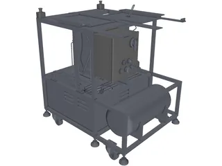 Air Blower 3D Model preview