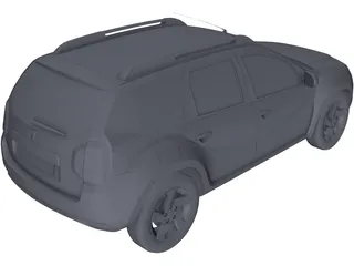 Renault (Dacia) Duster D-Cross 3D Model preview