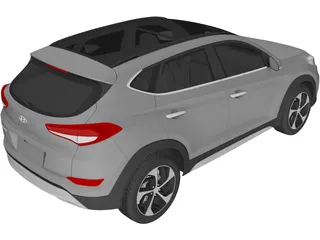Hyundai Tucson (2019) 3D Model preview