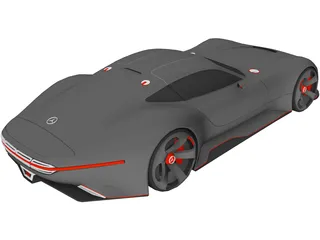 Mercedes-Benz AMG Vision GT Concept 3D Model preview