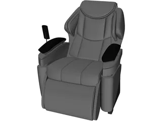 Massage Chair 3D Model preview