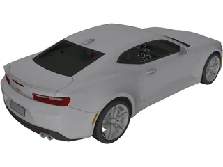 Chevrolet Camaro RS (2016) 3D Model preview
