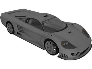 Saleen S7 TT (2007) 3D Model preview