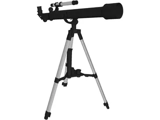 Telescope 3D Model preview