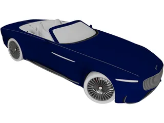 Mercedes-Maybach Vision 6 Cabriolet (2018) 3D Model preview
