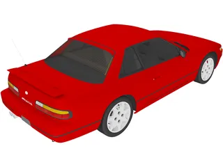 Nissan 180SX (1989) 3D Model preview