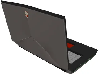 Alienware Laptop 3D Model preview