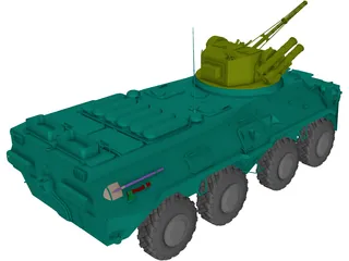 BTR-3E1 3D Model preview