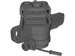 Shimano Bike Brake 3D Model preview
