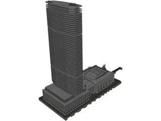 Metlife Tower 3D Model preview