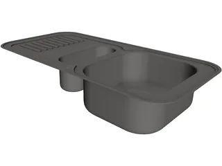 Kitchen Sink 3D Model preview