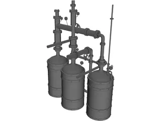 Brewery 3D Model preview