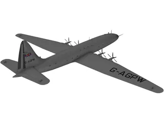 Bristol Brabazon 3D Model preview