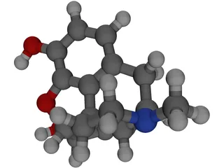 Morphine 3D Model preview