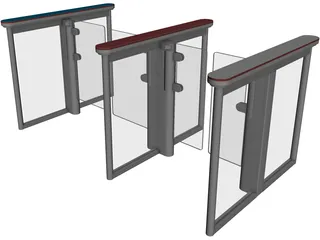 Turnstile 3D Model preview