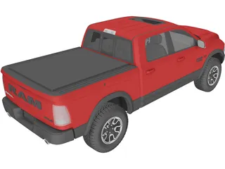 Dodge Ram 1500 Rebel (2015) 3D Model preview