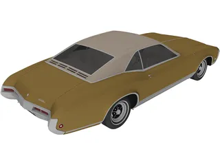 Buick Riviera (1969) 3D Model preview
