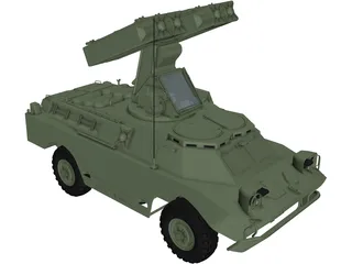 SA-9 Gaskin 3D Model preview