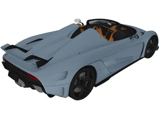 Koenigsegg Regera 3D Model preview