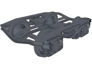 Y-25 Bogie 3D Model preview