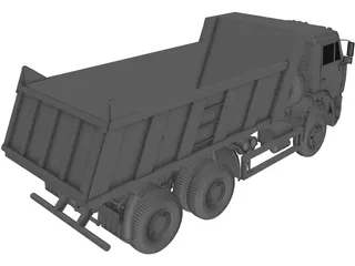 Kamaz 5240 3D Model preview