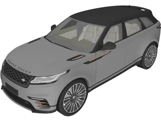 Range Rover Velar (2018) 3D Model preview