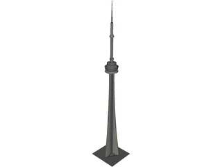 CN Tower 3D Model preview