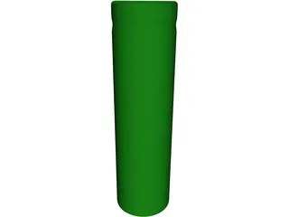 Lithium-Ion Battery 18650 3D Model preview