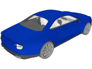 Fiat Torino Concept Coupe 3D Model preview