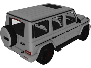Mercedes-Benz G500 (2019) 3D Model preview