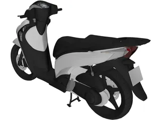 Honda SH 150i Sporty 3D Model preview