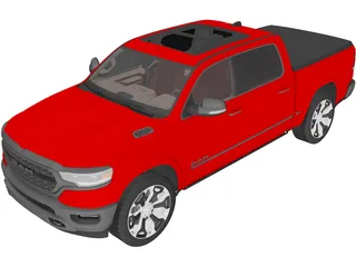 Dodge Ram 1500 Limited (2019) 3D Model preview