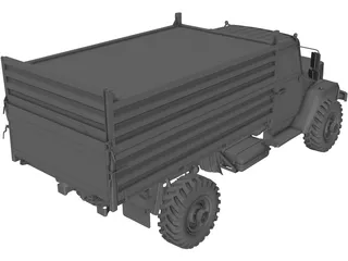 GAZ 33081 3D Model preview
