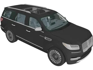 Lincoln Navigator (2017) 3D Model preview