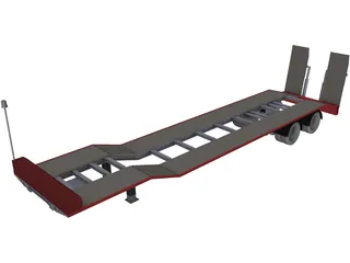 Low Loader 3D Model preview