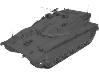 Merkava IV 3D Model preview