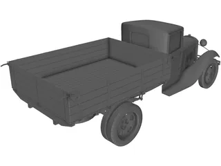 Gaz AA 3D Model preview