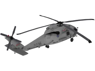 Sikorsky SH-60 Seahawk 3D Model preview