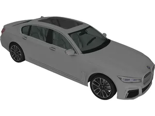 BMW 7-Series (2020) 3D Model preview