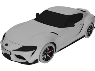 Toyota Supra [A90] (2019) 3D Model preview