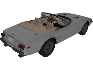 Ferrari 365 GTS4 3D Model preview