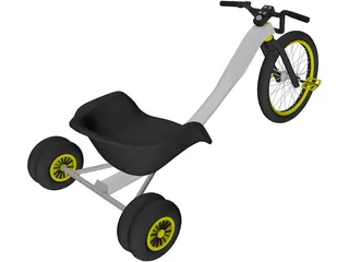 Drift Trike 3D Model preview